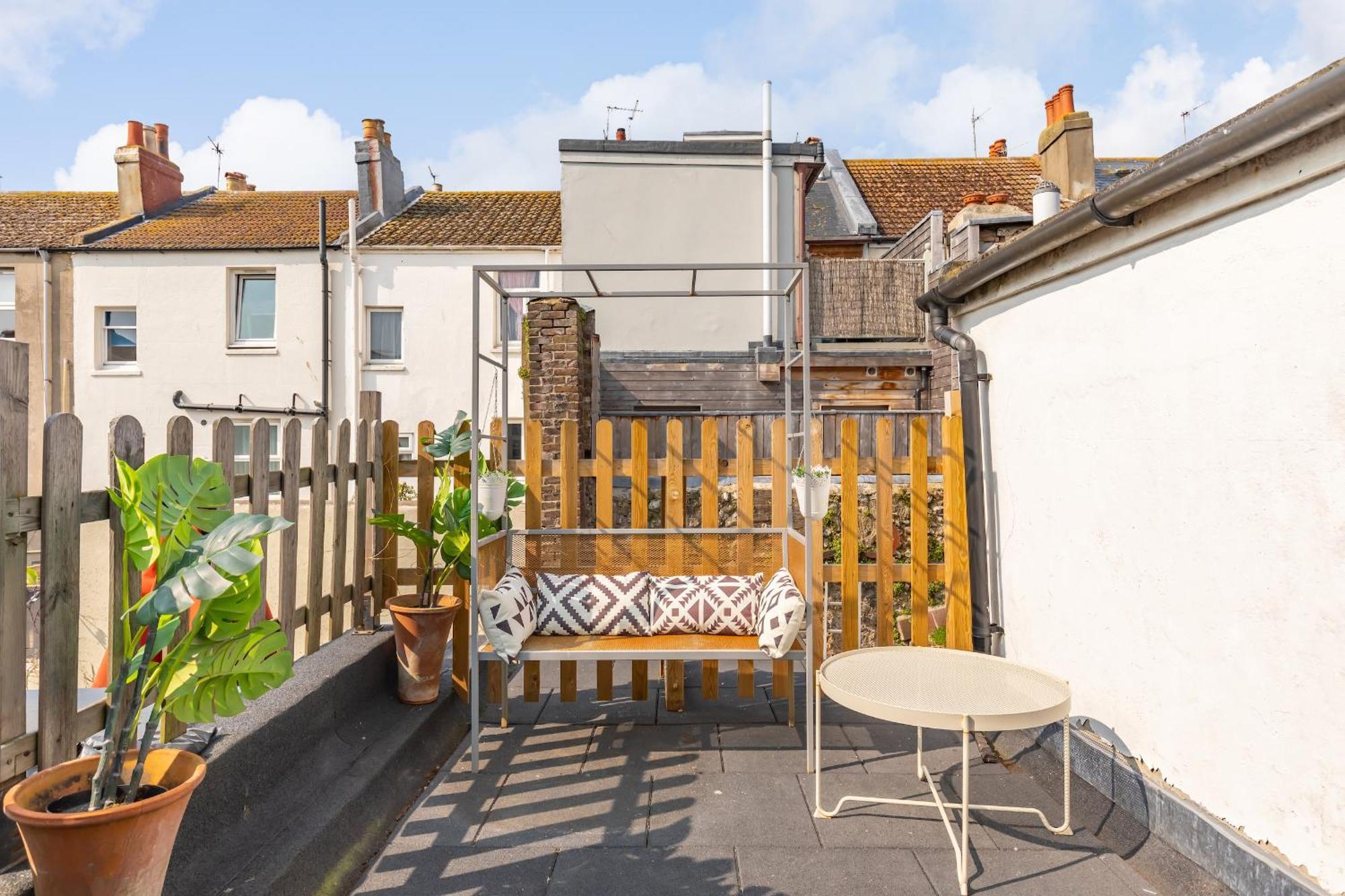 Trendy Central 1 Bed Flat With Roof Terrace Brighton Exterior foto
